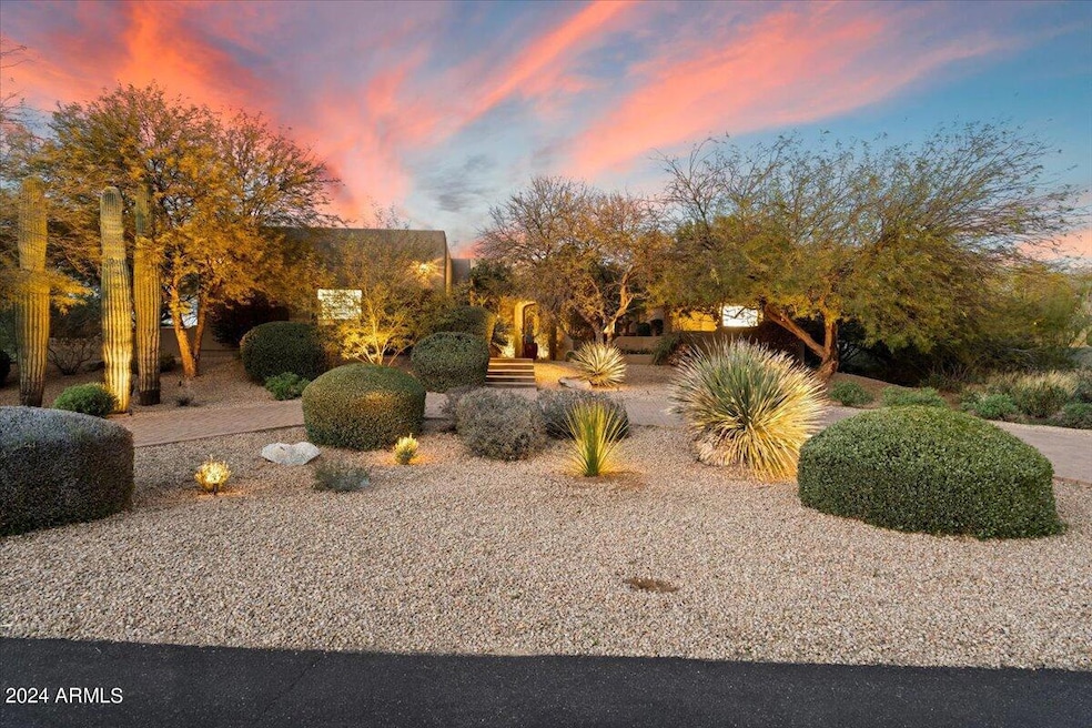 Front of the House at Dusk