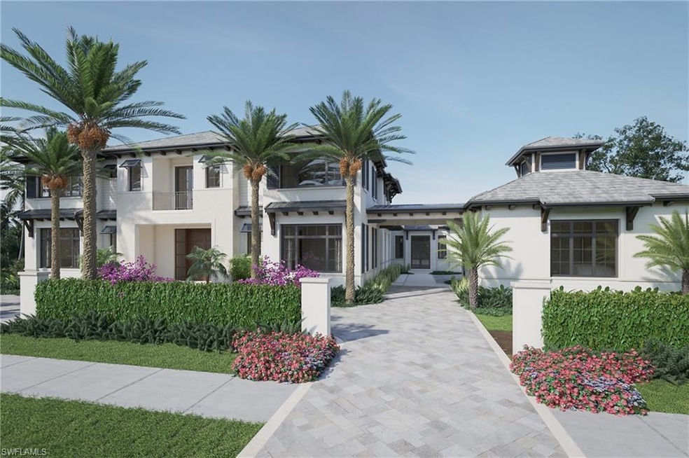 Motor Court w/porte cochere+ 4 car garage+ golf ca