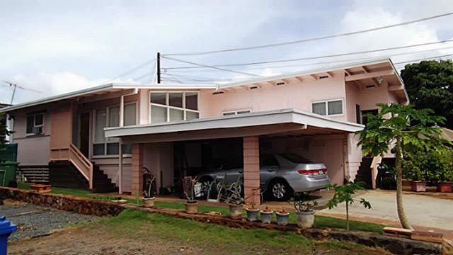 Front view of house