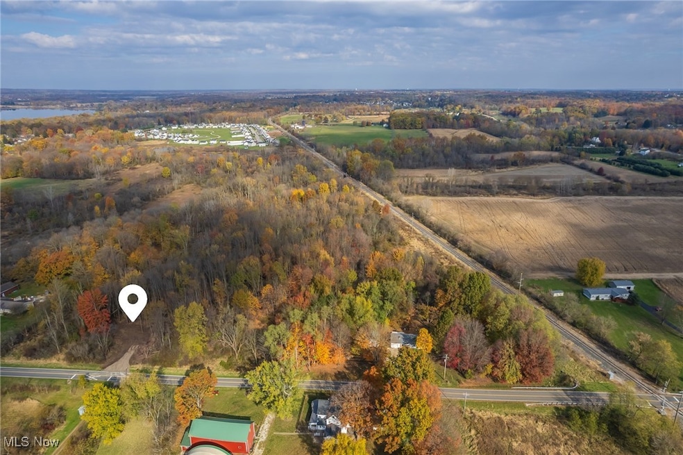 Aerial view of Lot 1 location's