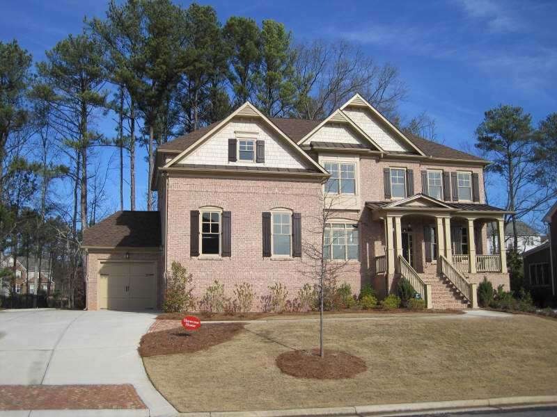 Exterior Front. Model home. The Brunswick. 4 sides