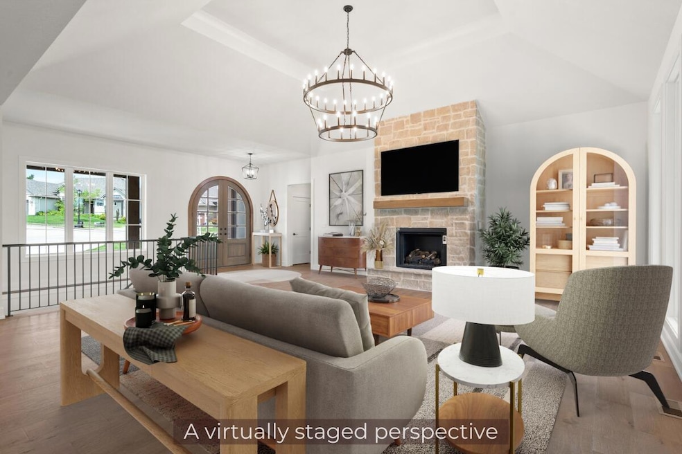 Virtually Staged Living Room