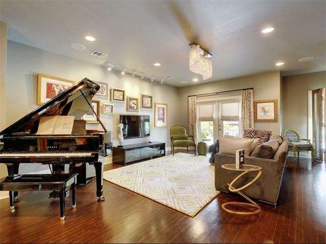 2nd level - main living room that opens to the for