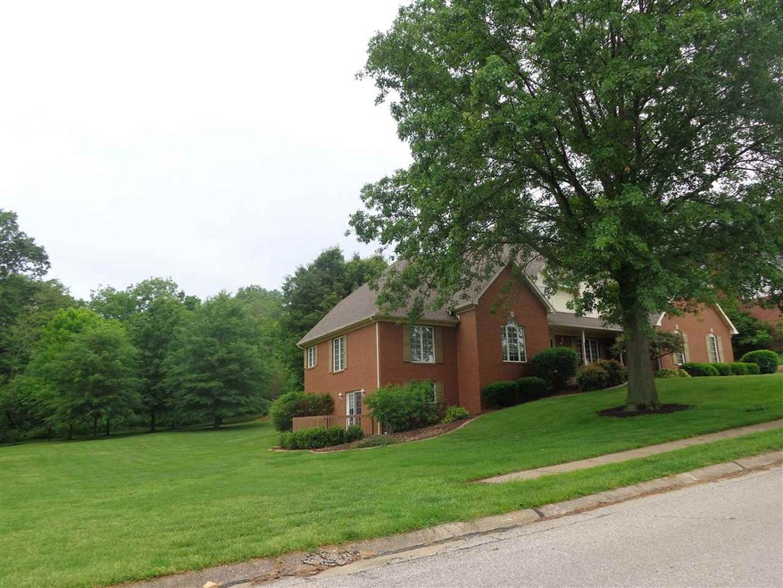 Beautiful brick home sitting on 1.8 acre lot with 