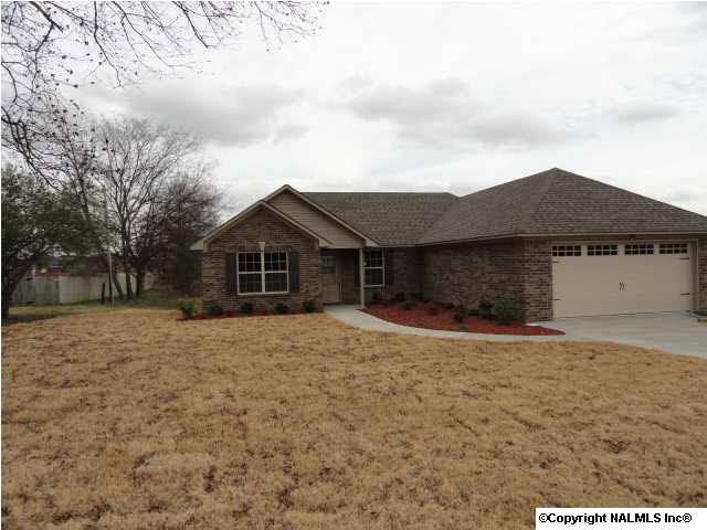 Three bedroom two bath house in Briarwood Subdivision in East Limestone. Full Brick and sodded front yard. Nicely landscaped.