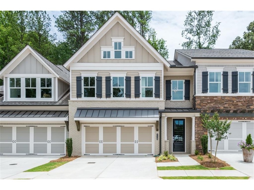 Craftsman Exterior with Painted Brick and Shed Roo
