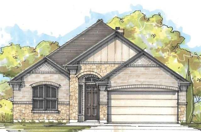 Actual home under construction.