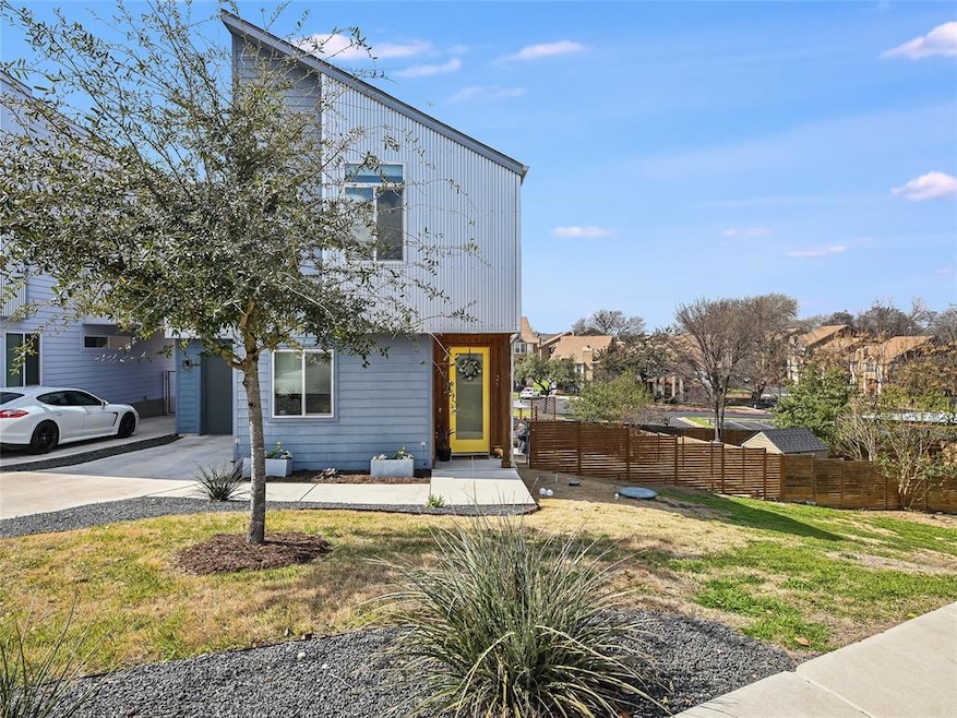 No neighbor on one side creates an expansive feel 