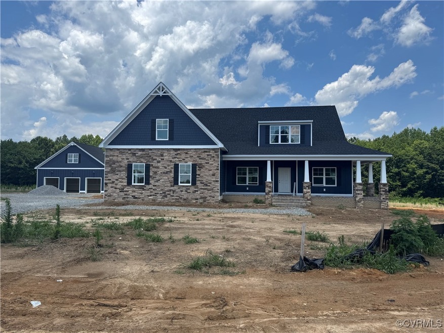 Craftsman house featuring covered porch