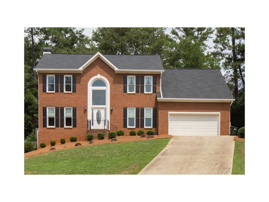 Beautiful brick-front traditional exterior located