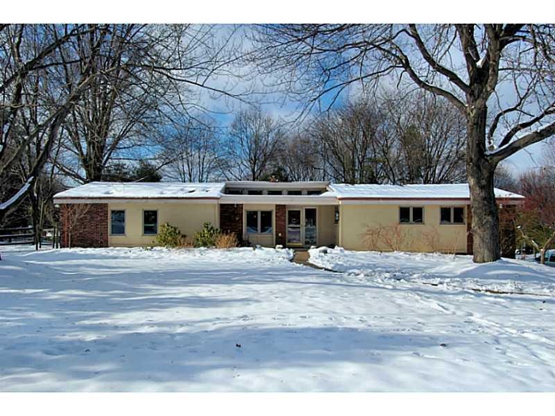 Exterior Front. PERFECTLY FLAT WOODED LOT
