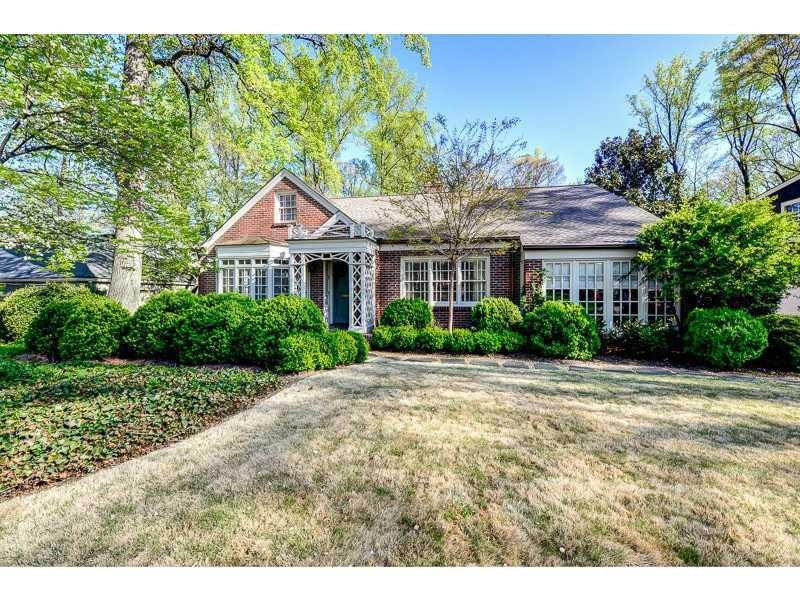 Exterior Front. Classic Ansley Park brick charmer 