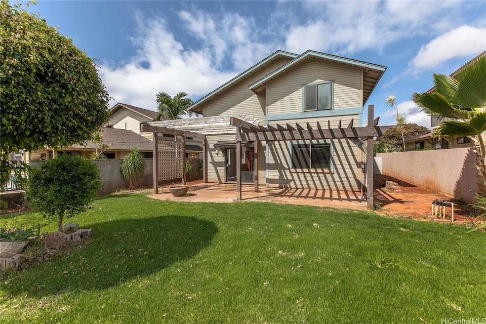 Open backyard great for entertaining.