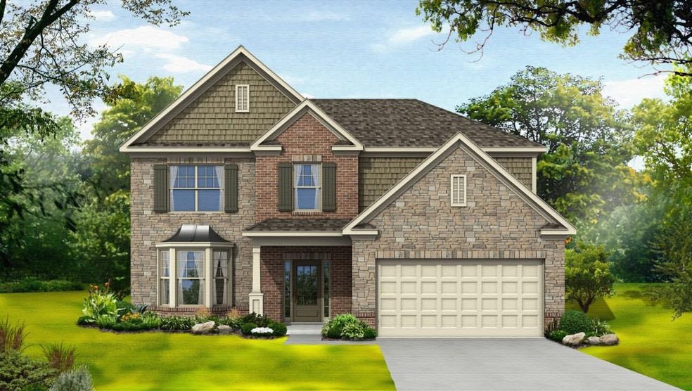 Color Rendering of Plan & Elevation.