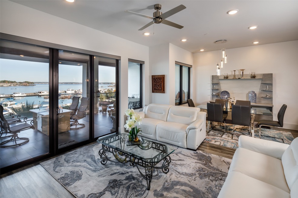 Modern, open floor plan with plenty of space for d