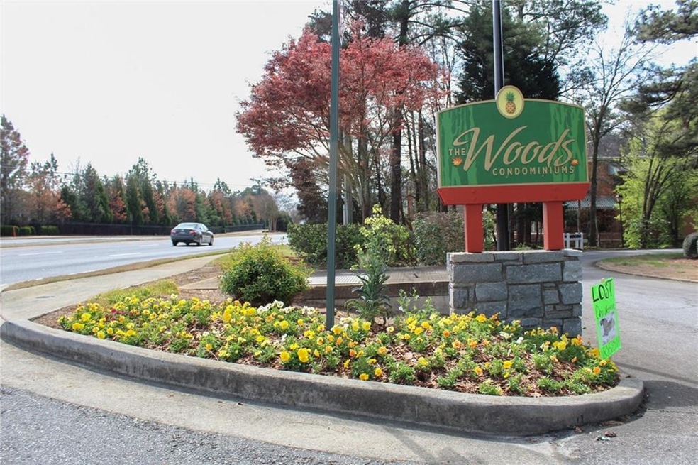 The Woods Condos is located off of Powers Ferry Rd