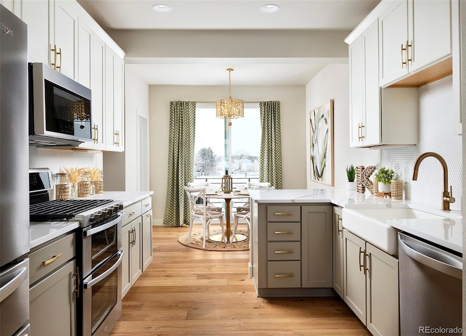 Main floor with natural light