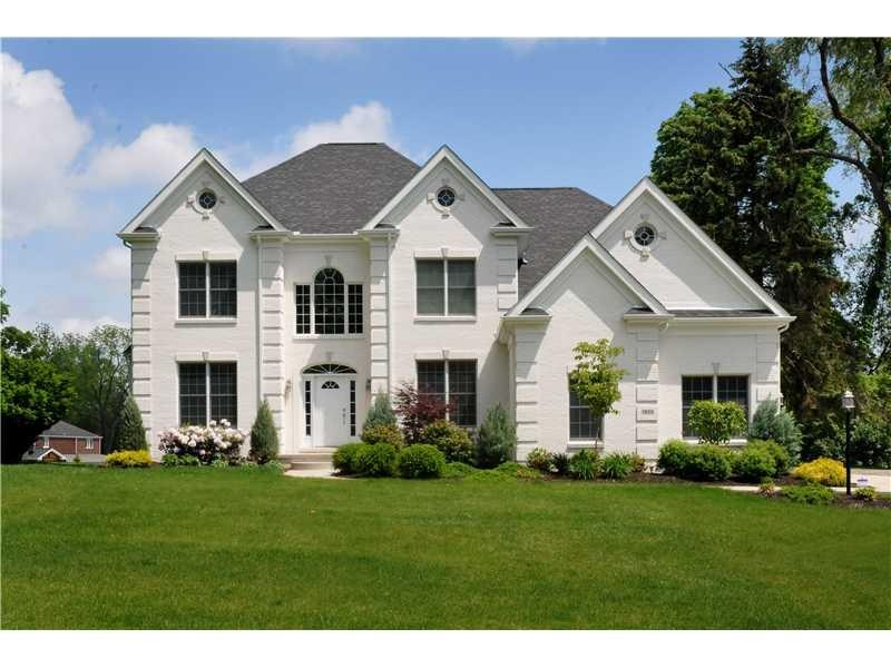 Exterior Front. BEAUTIFUL WHITE BRICK PROVINCIAL W