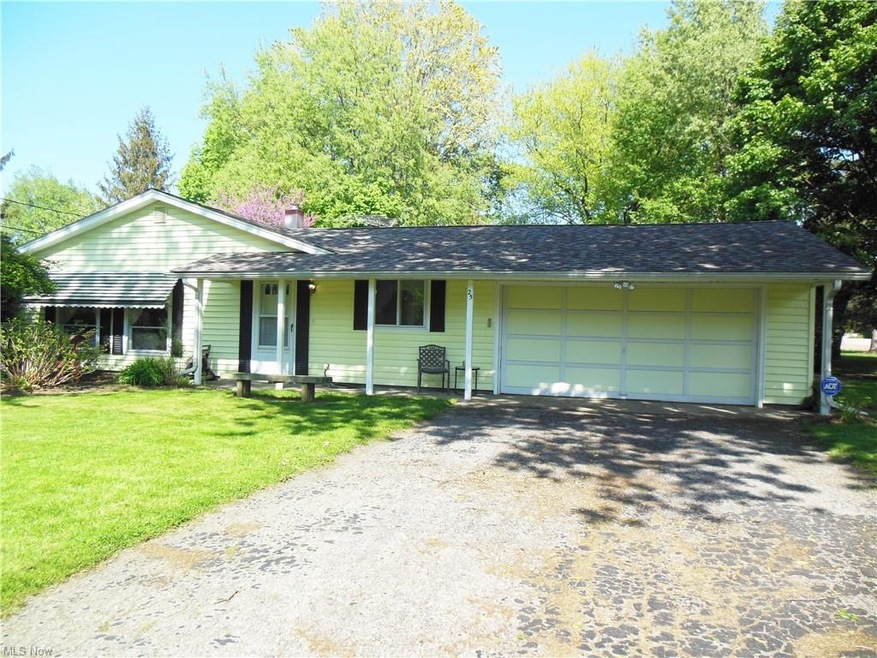 This 3 Bdrm Ranch has a nice covered front Porch.