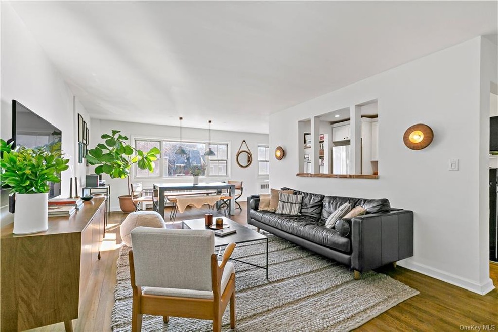 Light-filled open concept living space.