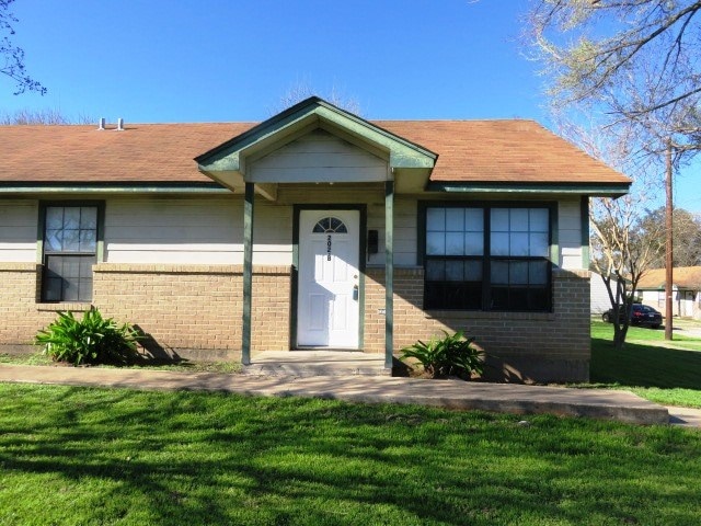 Front of duplex