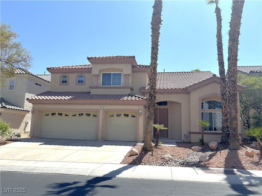 Mediterranean / spanish house with stucco siding,