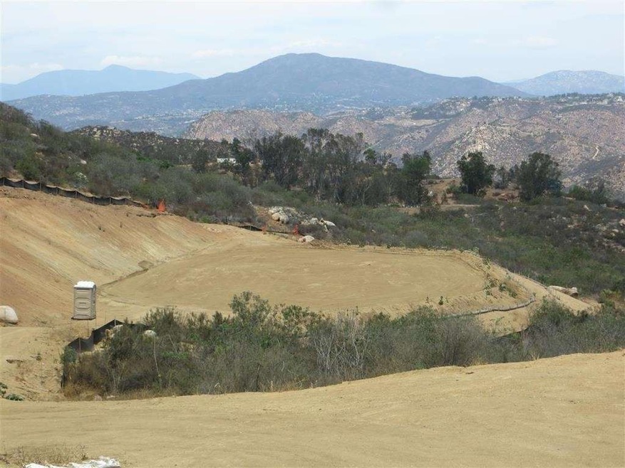 Large graded pad ready to build with views to the 