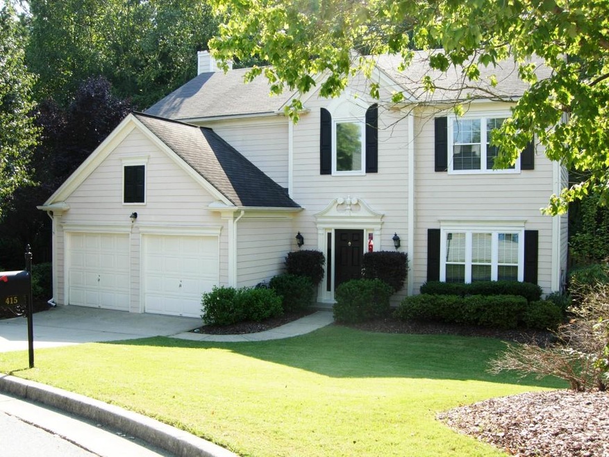 Front elevation, cul-de-sac