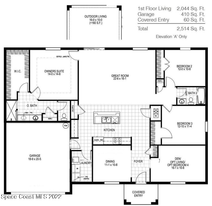 Builder floorplan