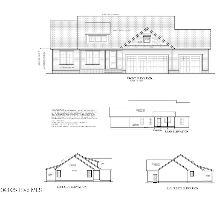 Drawing of the home