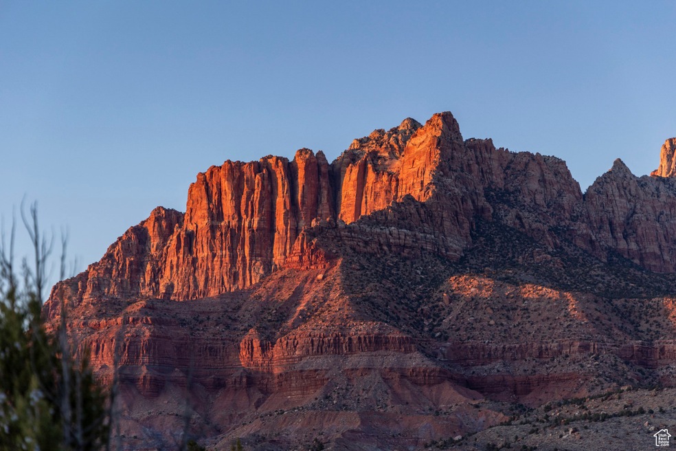 View of mountain backdrop
