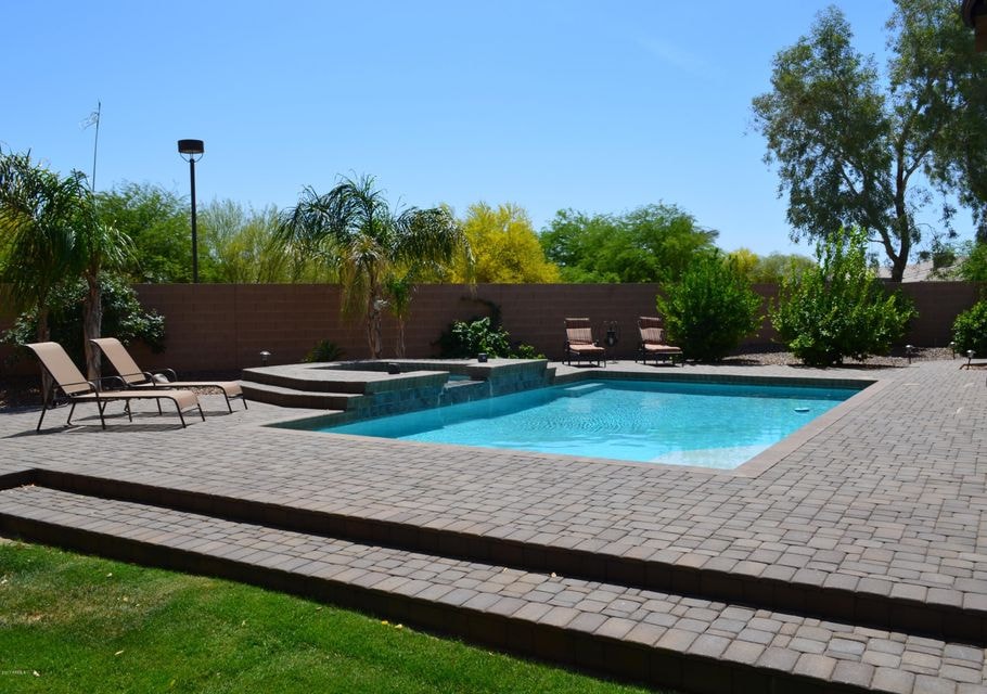 PAVERS AND POOL AREA