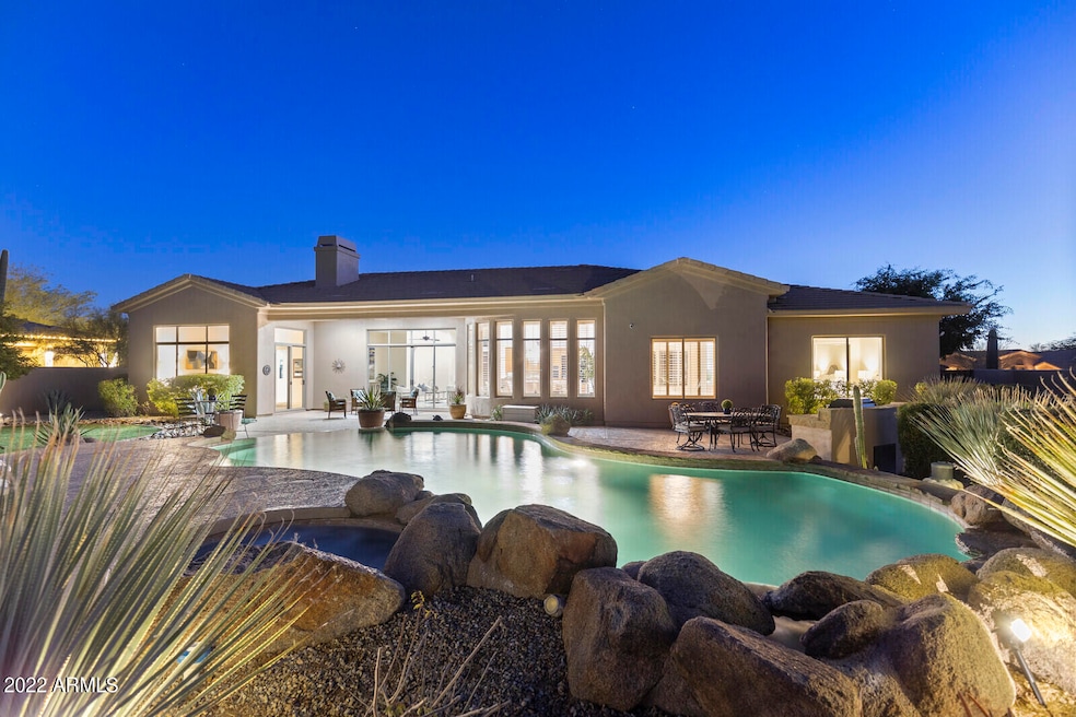 Twilight Backyard