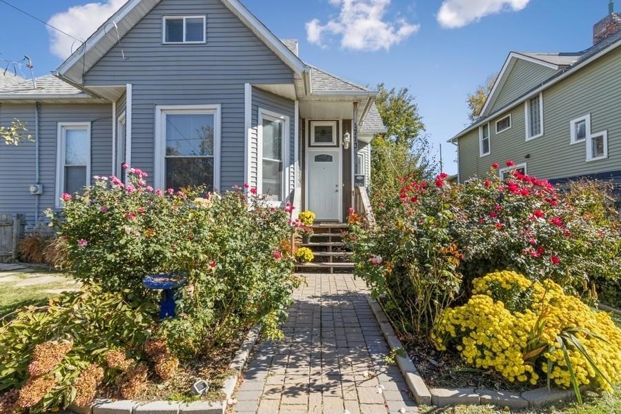 Front yard and front entry