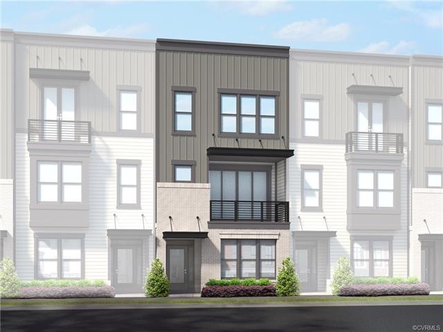 Rendering of the home being built on this home sit