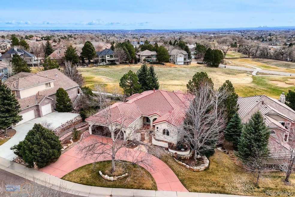 Aerial view front of home