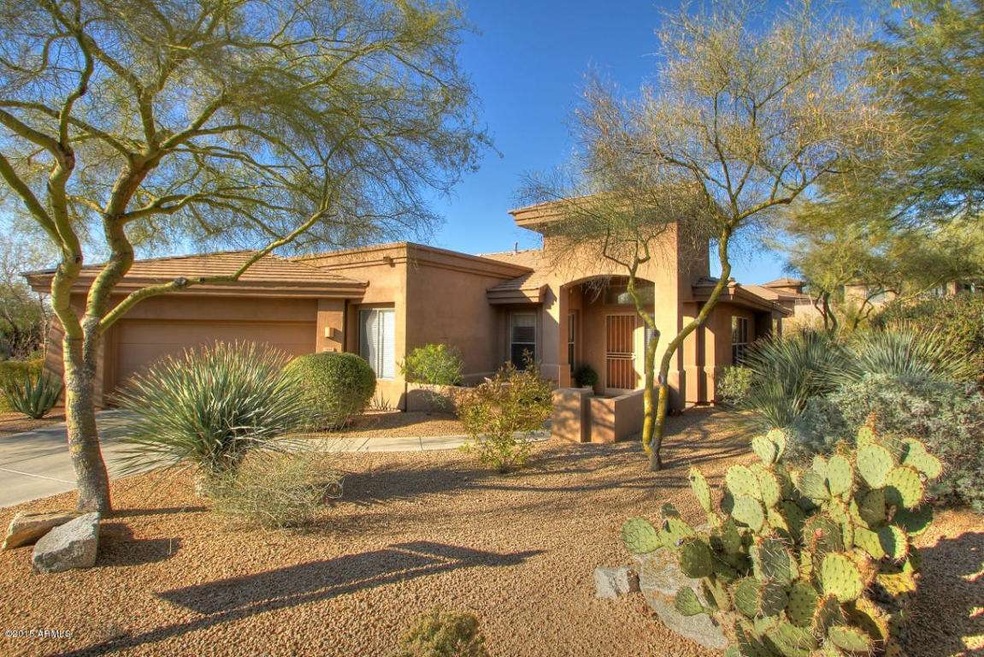 Front view of the home