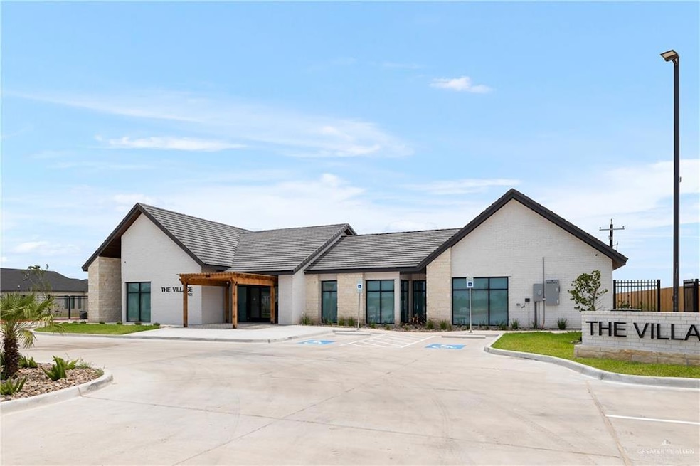 Modern inspired farmhouse with brick siding