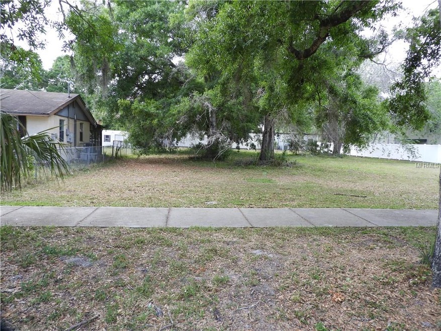 Lot borders chain link fence on left and extends 5