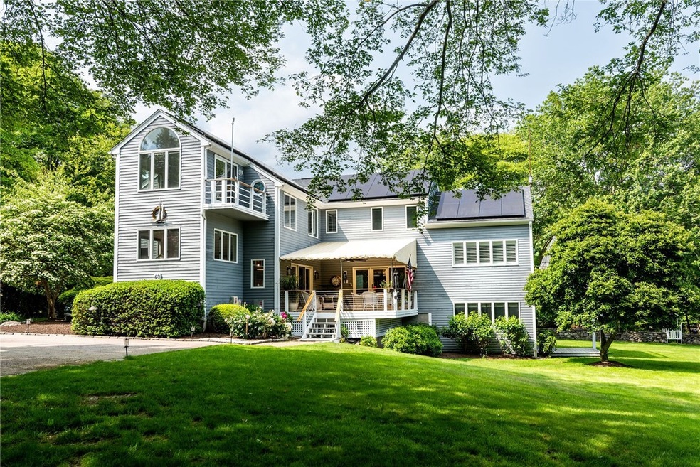 The is the south/southeast elevation of the home