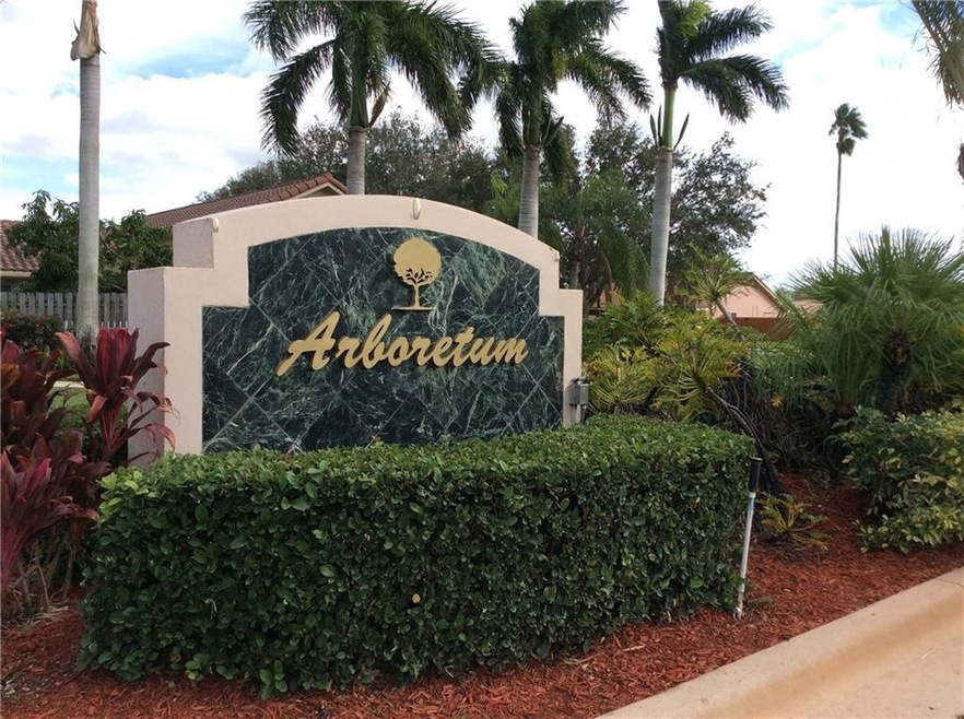 Welcome home. Arboretum entrance.