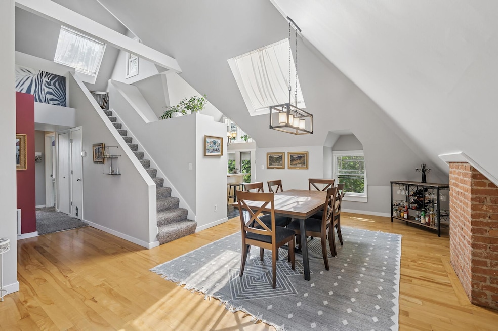 Be part of the Cathedral Hill community in this spacious & beyond charming tree top condo - Vaulted Ceilings For All The Right Drama