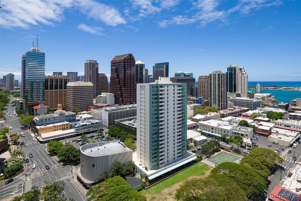 What a beautiful view of the city from your apartm