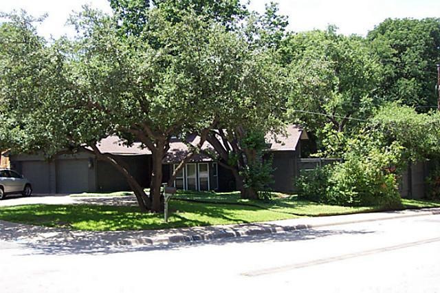 Curb appeal has mature trees