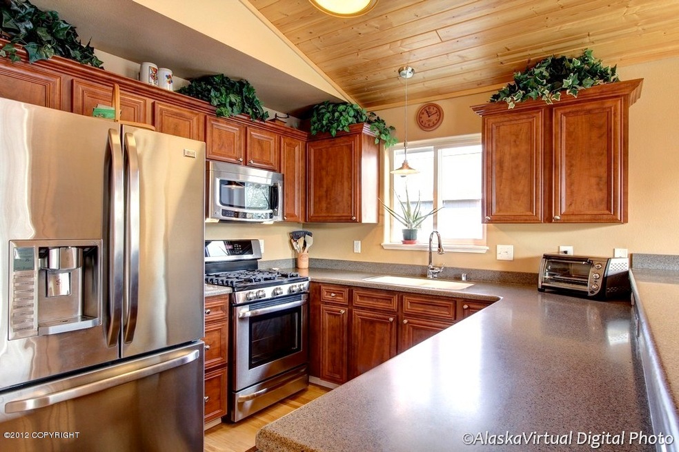 Open kitchen with . . .