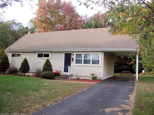 Exterior Front. Vinyl Sided