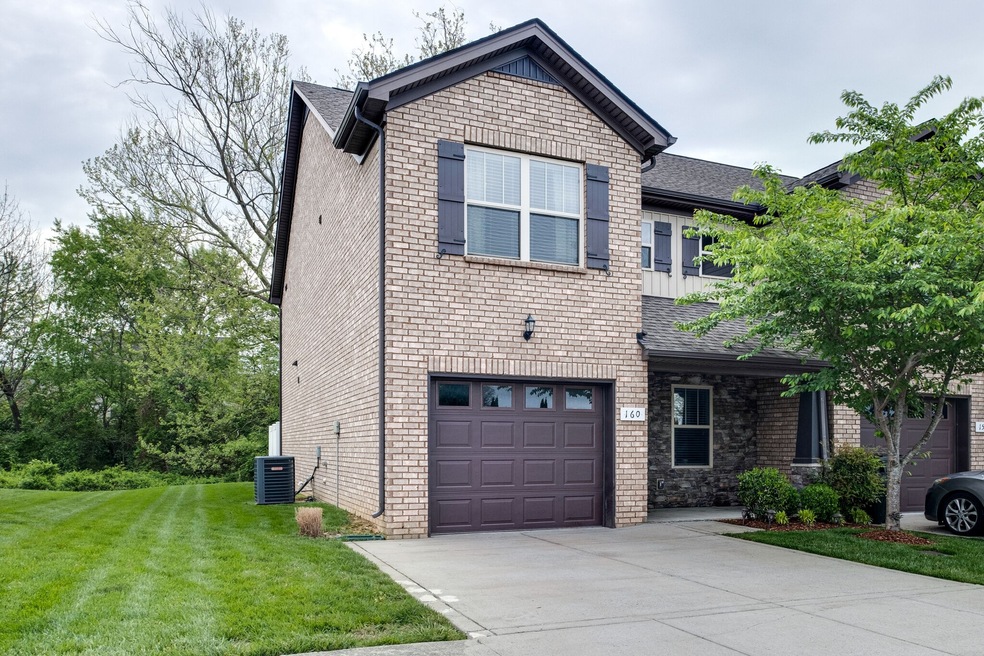I60 Saxony Way is an end unit, near the front of the community (and near the pool). There is a nice tree line behind the home that provides some privacy.