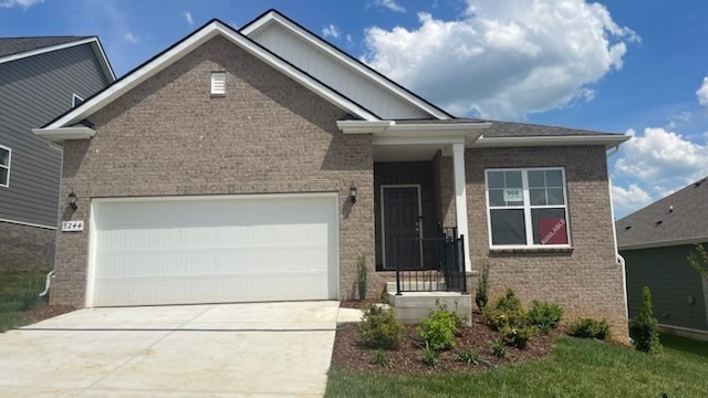 Progress Photo as of 5/2/24  Brick Front Elevation