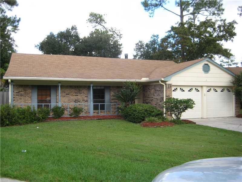 Facade/Exterior Front. Front of house with large c