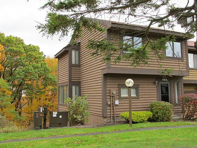 Exterior Front. End town home gives you extra livi